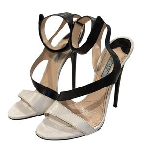 Prada Black and White Women's Heels